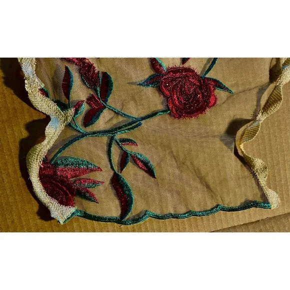 Wearable Artwork Scarf Unique Hand-Crafted - Picture 9 of 9